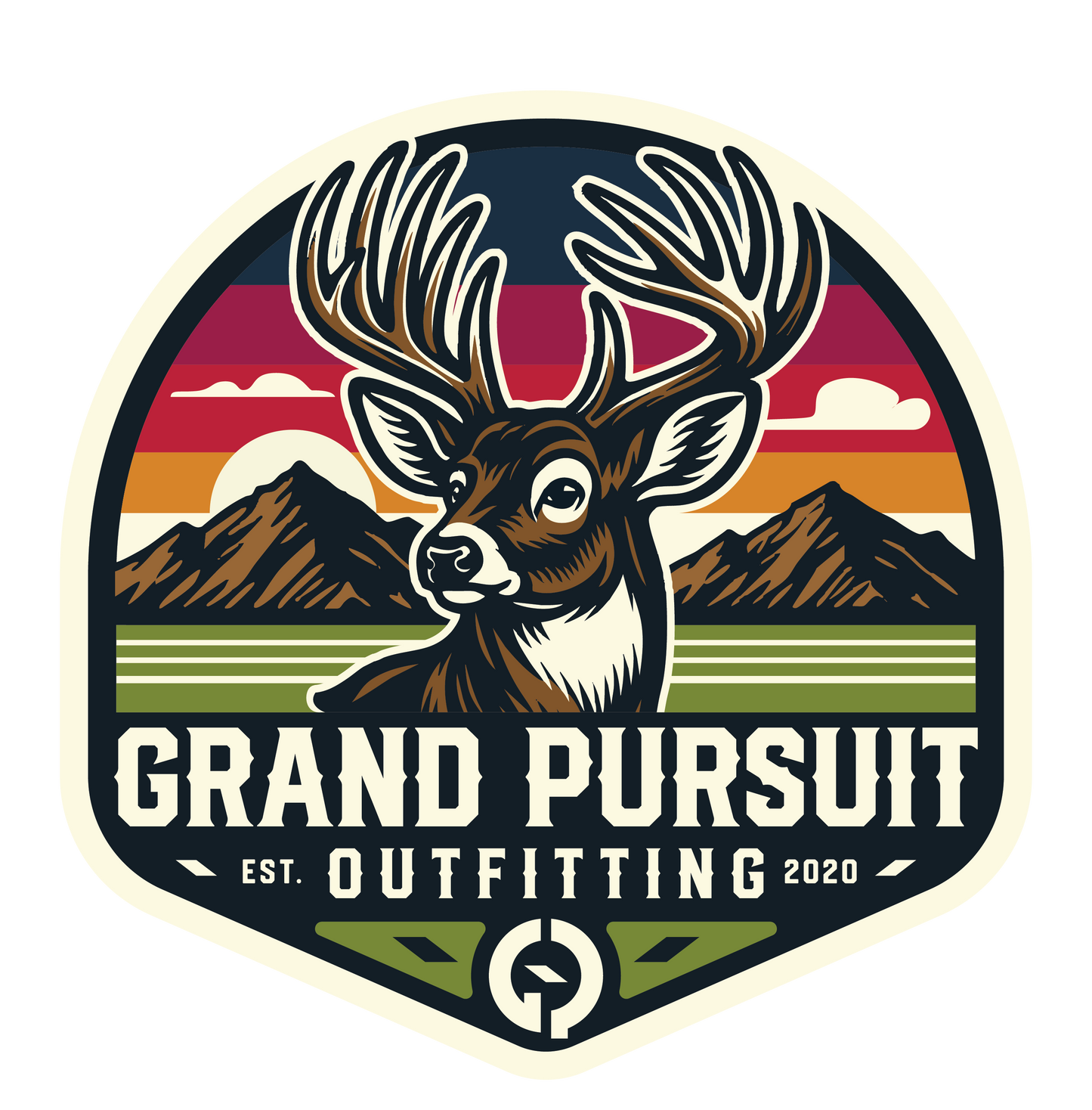 Grand Pursuit Decal - Whitetail