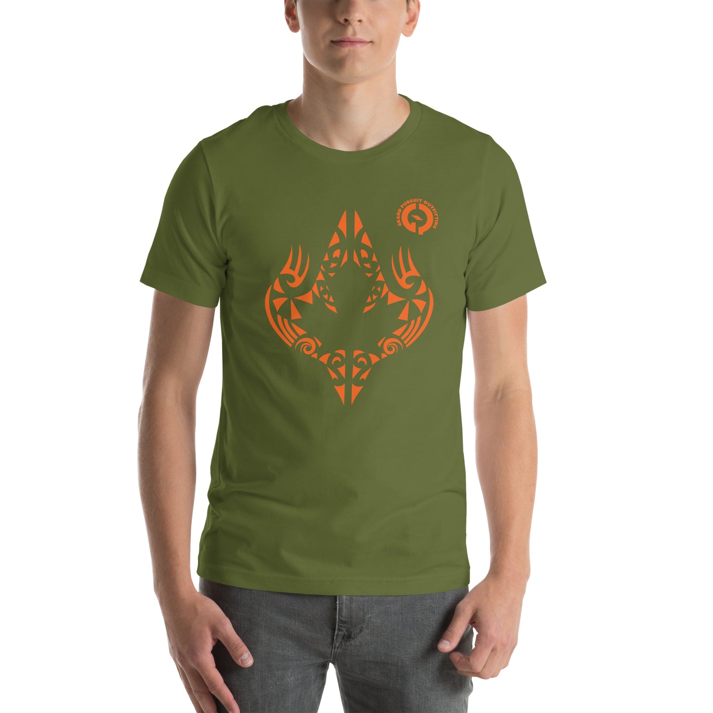 Grand Pursuit Tribe Shirt With Logo Orange
