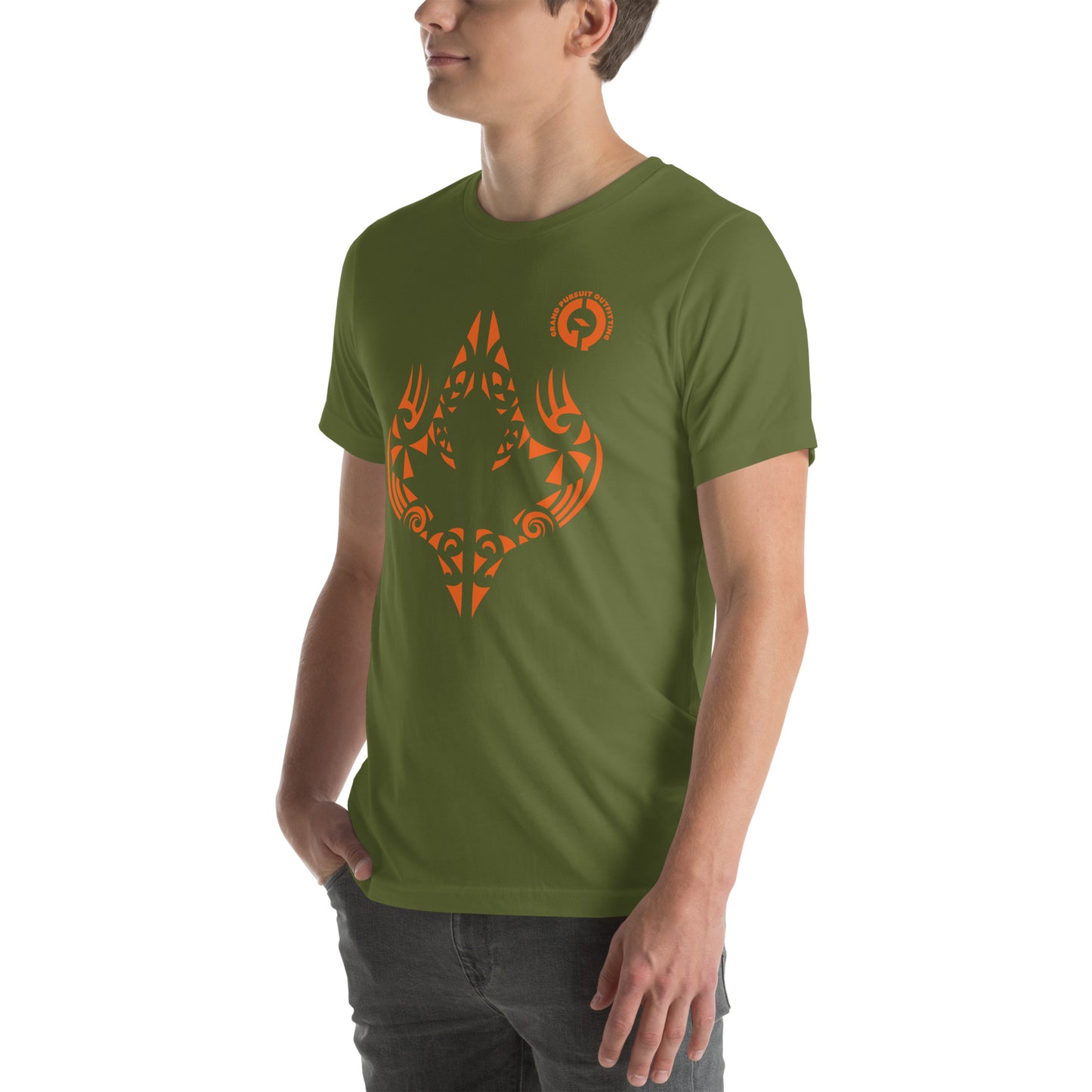 Grand Pursuit Tribe Shirt With Logo Orange